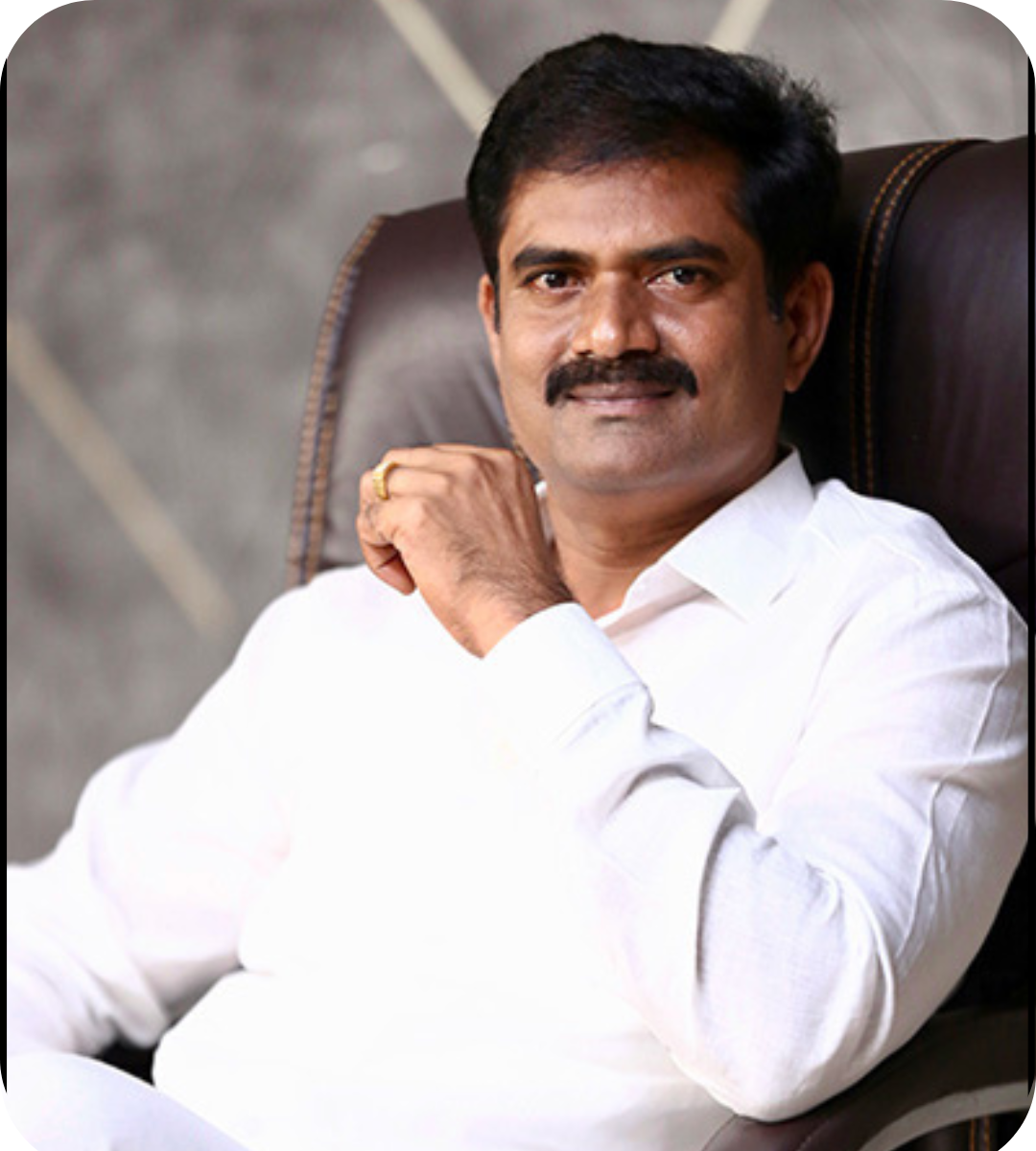 Chairman Sri Mandalapu Hanumanth Rao is a dedicated leader, known for his vision, integrity, and commitment to community development and progress.