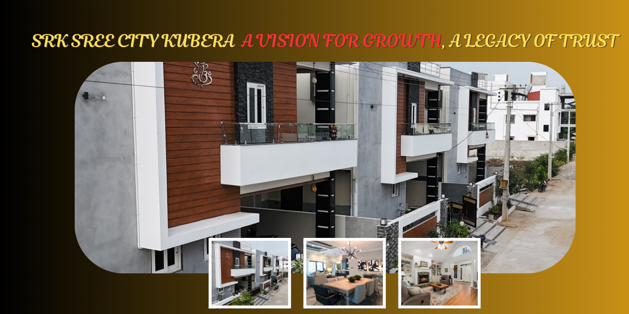 SRK SreeCity Kubera is a peaceful residential layout in Gannavaram, offering open plots with clear titles and good investment opportunities